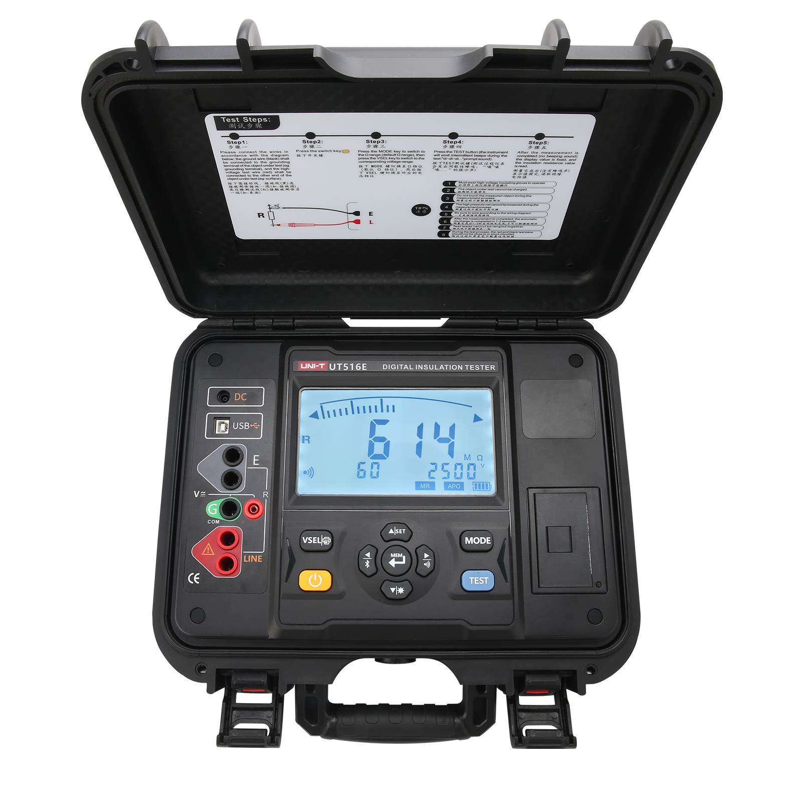 UT515A/UT515B/UT516B绝缘电阻测试仪