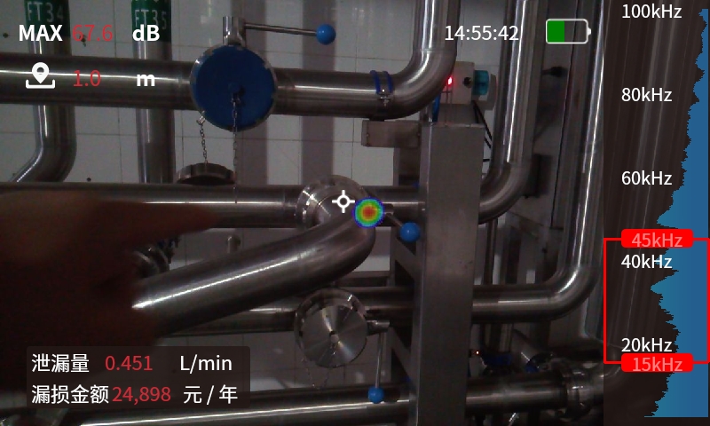 提质降耗两不误！UT568F红外声成像仪破解酿酒车间检漏难题